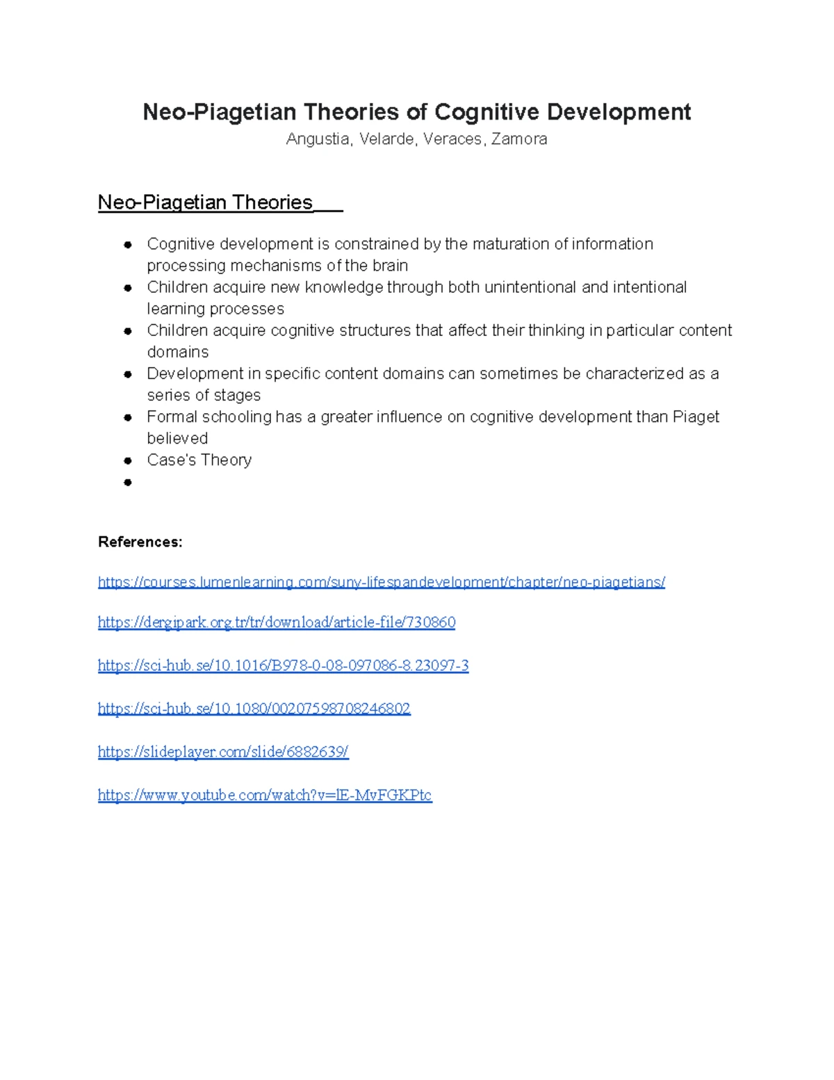 Finals Discussion Notes - Theories of Learning - Edward Tolman’s ...