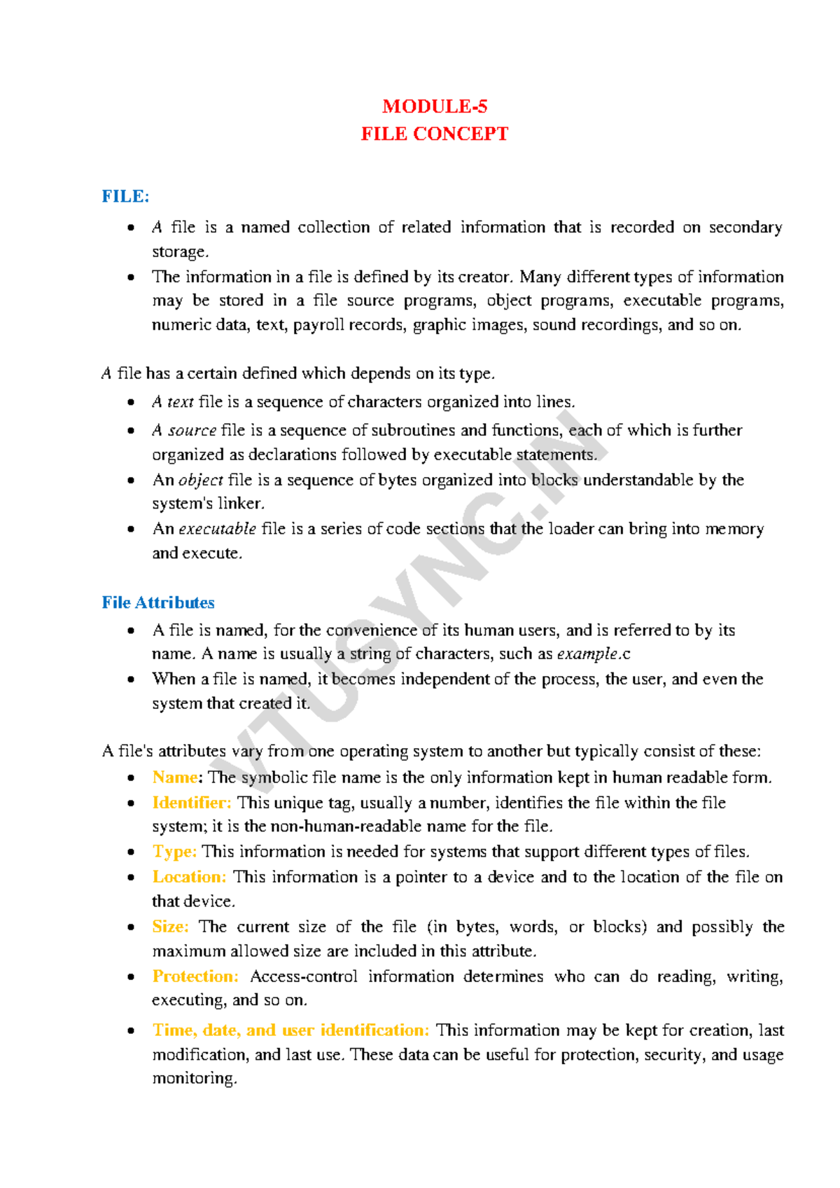 BCS303 M5: Understanding File Concepts and Operations - Studocu