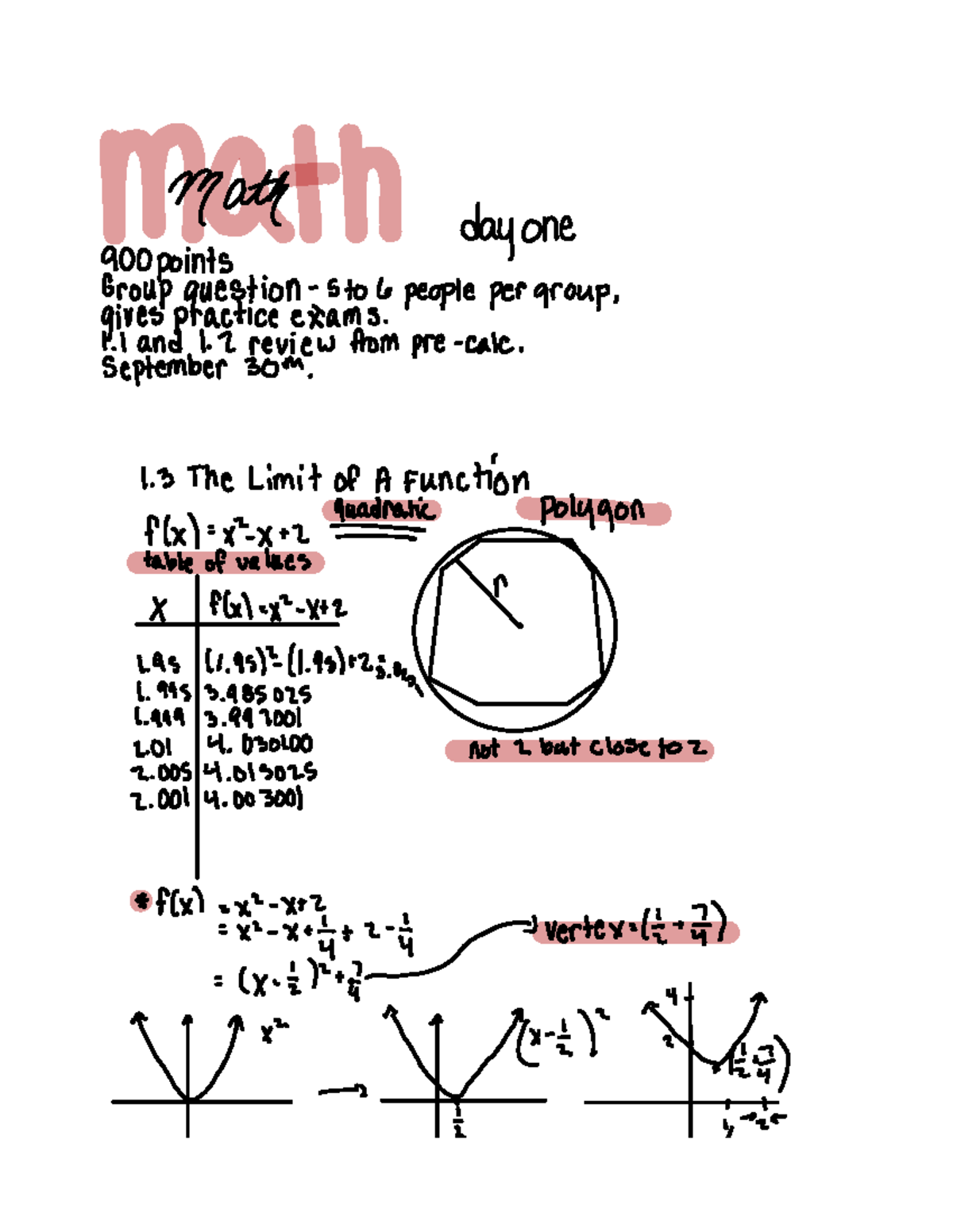 MTH 211 Lecture Notes: Understanding Limits in Functions - Studocu