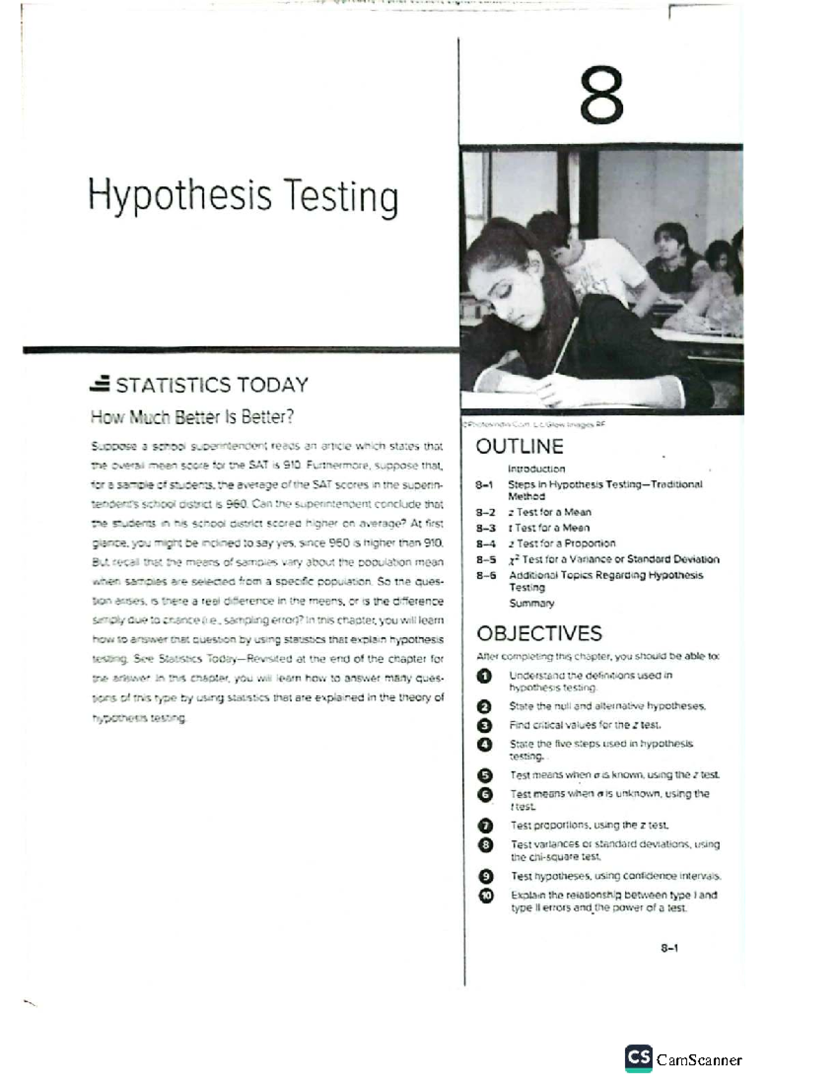 Hypothesis Testing: Understanding Z and t Tests in Statistics (CS 406 ...