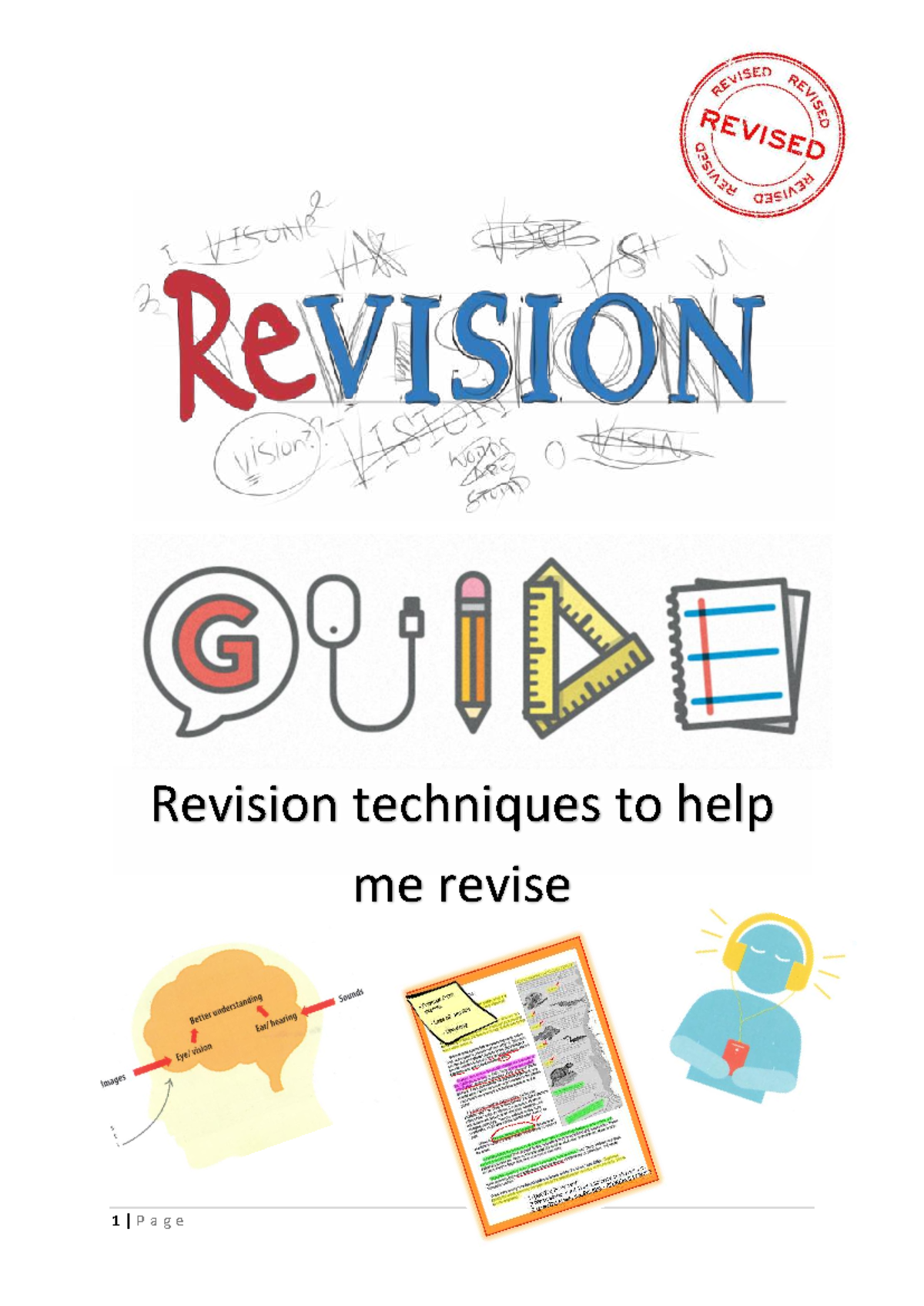 Revision Techniques Guide for Students: Effective Strategies - Studocu