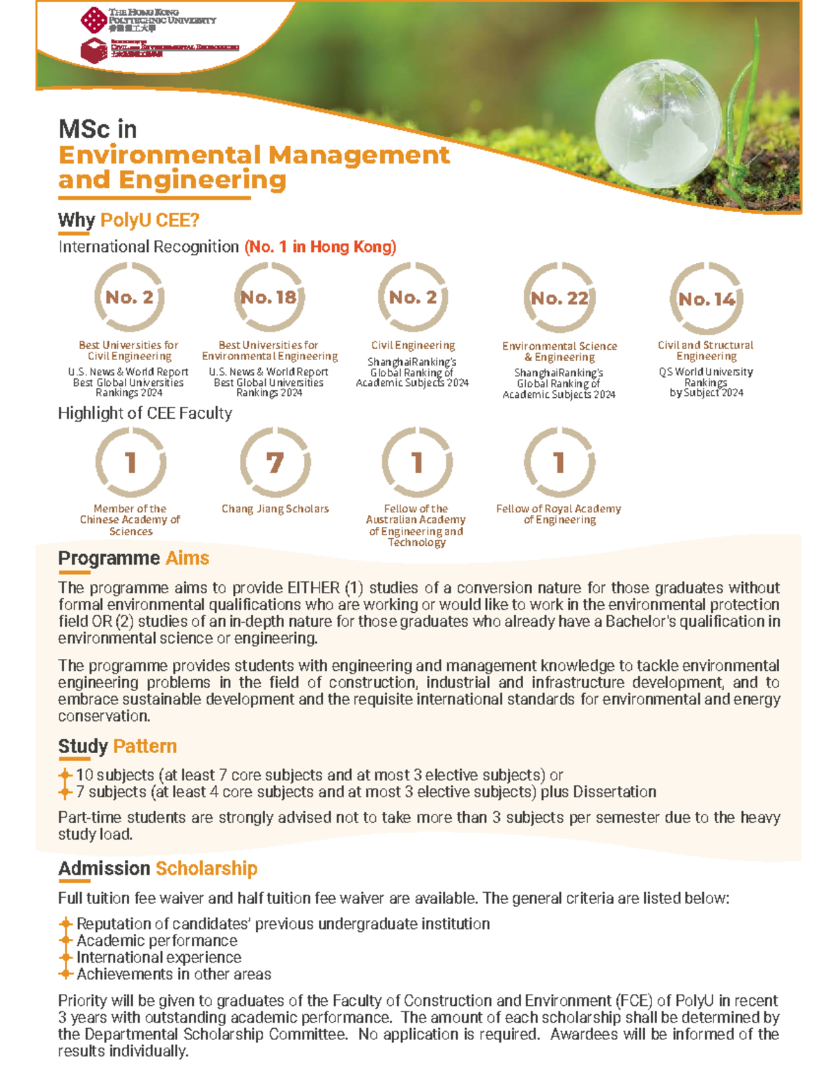 MSc in Environmental Management & Engineering CEE Programme Leaflet ...