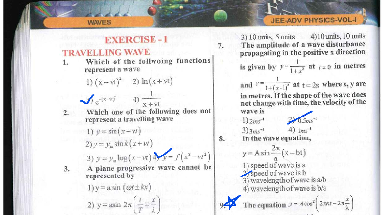 Physics 2 - Waves Exercise DPP - Studocu
