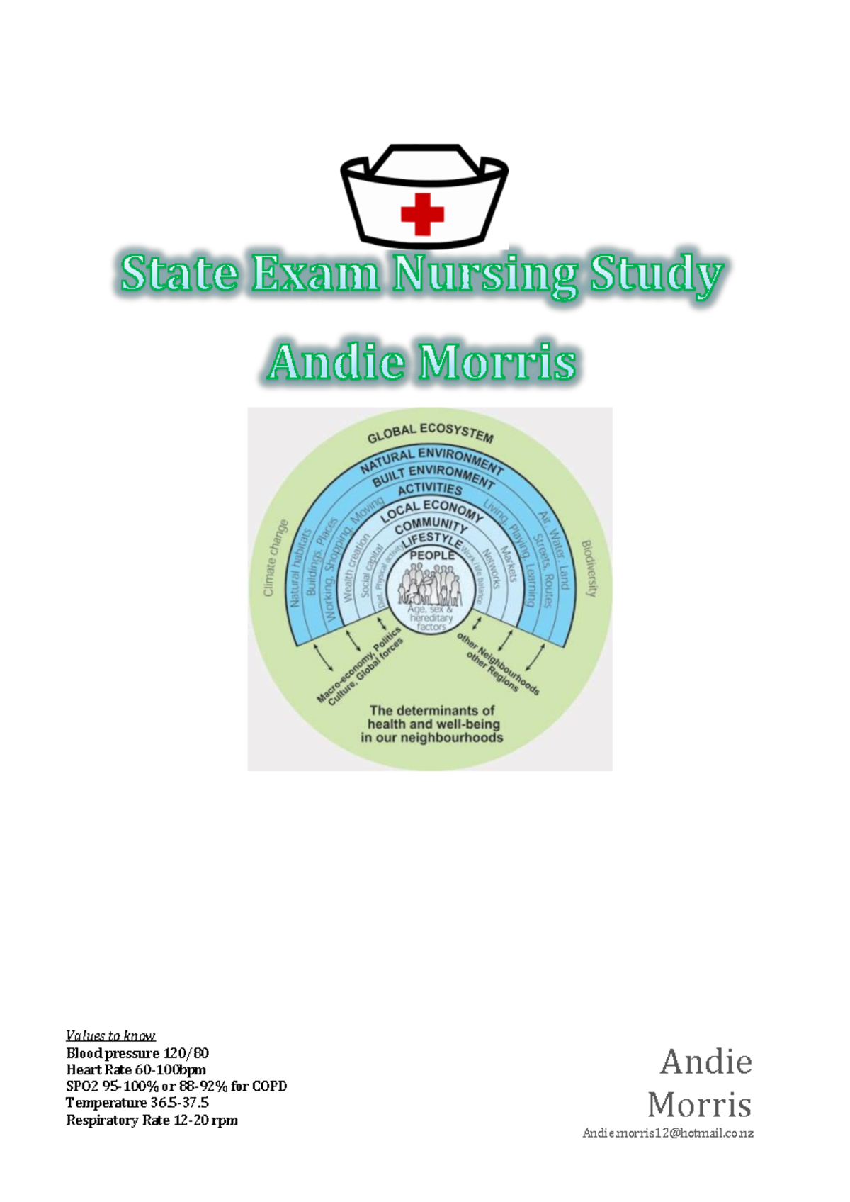 State-Exam-study - State exam preparatory notes - Andie Morris Andie ...