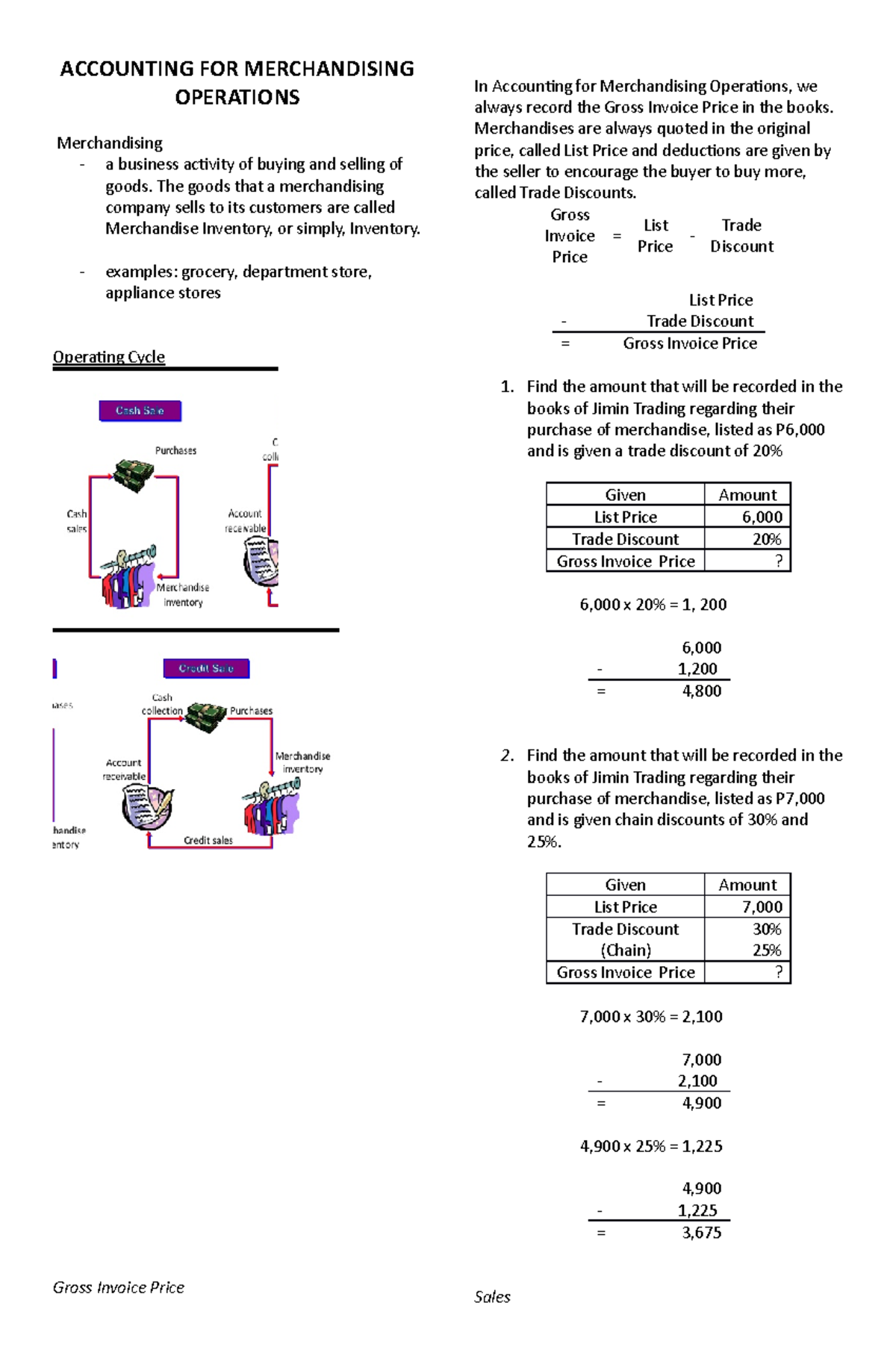 (9) Accounting-FOR- Merchandising- Operations-LONG - ACCOUNTING FOR ...