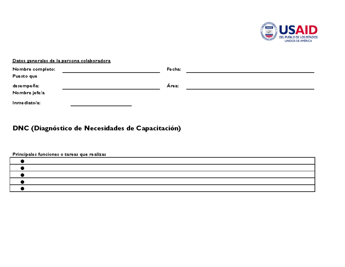 DNC-Formato - dnc - Datos generales de la persona colaboradora Nombre ...