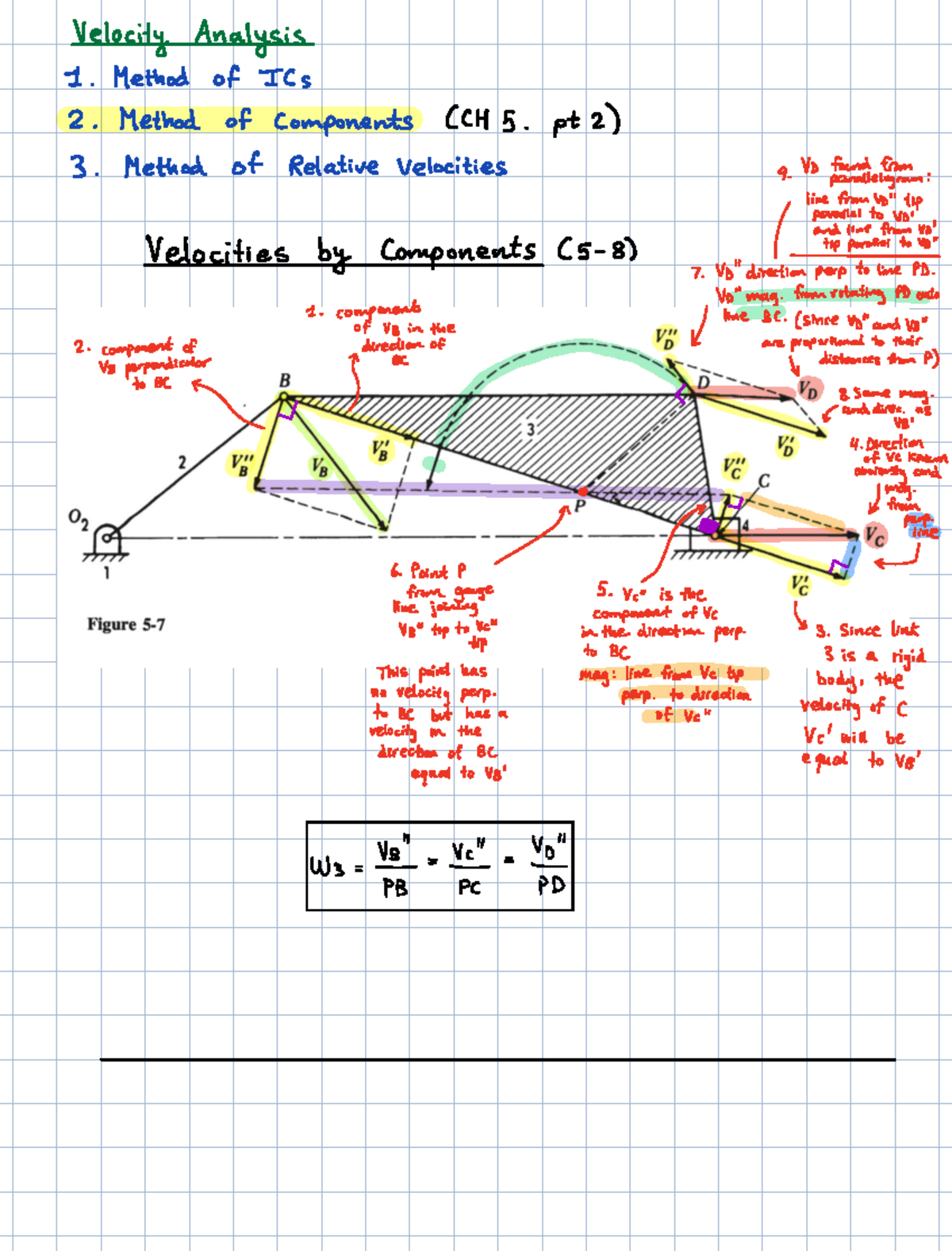 343 Midterm Review: Velocity Analysis and Component Methods - Studocu