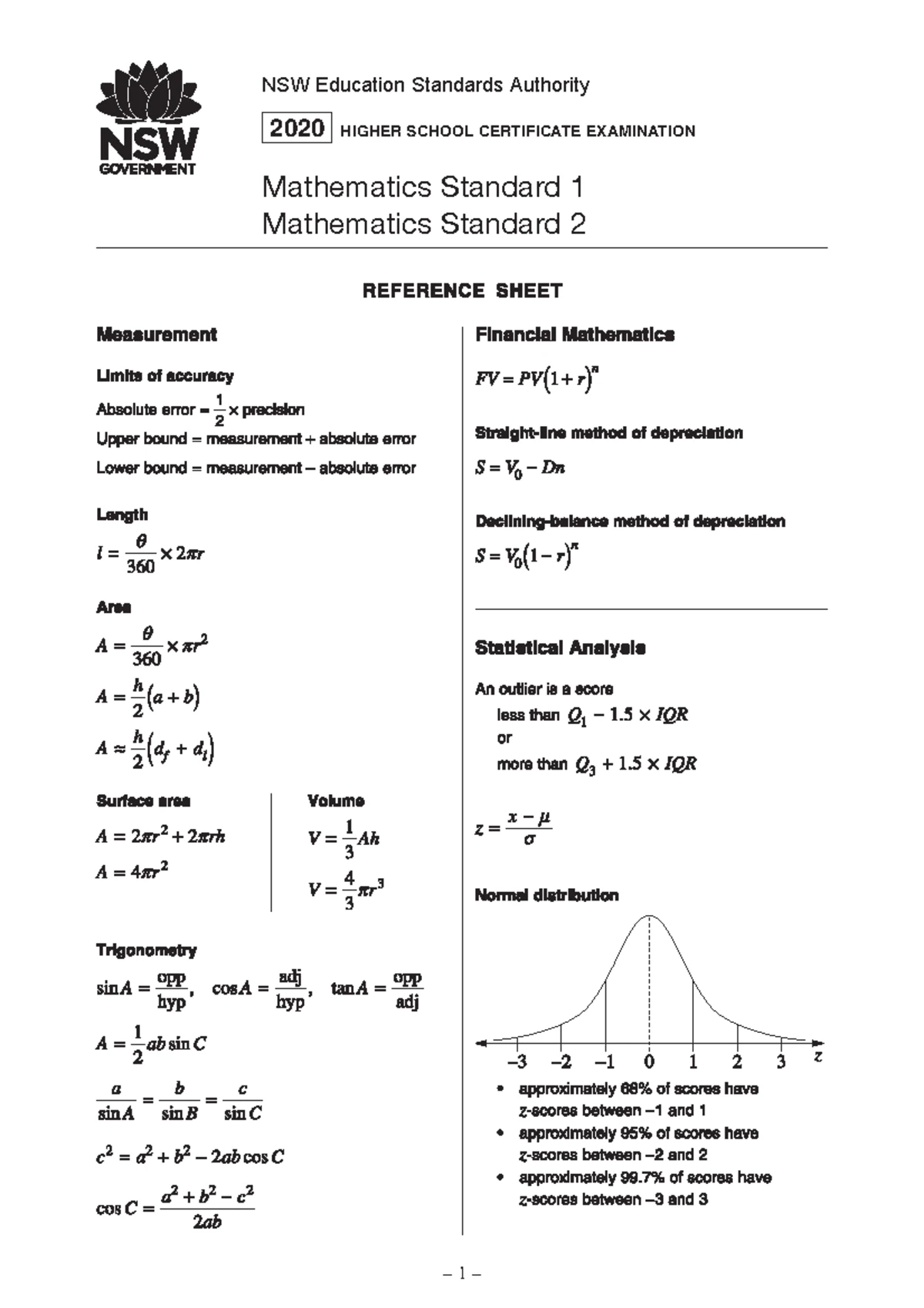 PEM 2022 Year 11 Mathematics Standard Exam Solutions and Marking ...
