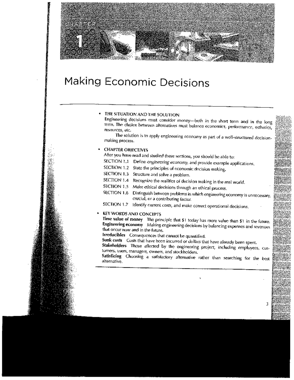 Chapter 1 Third Edition - CHAPTER US Making Economic Decisions THE ...