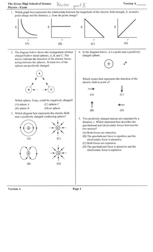 Final Exam Review: Electricity and Magnetism Concepts (1528317649289 ...