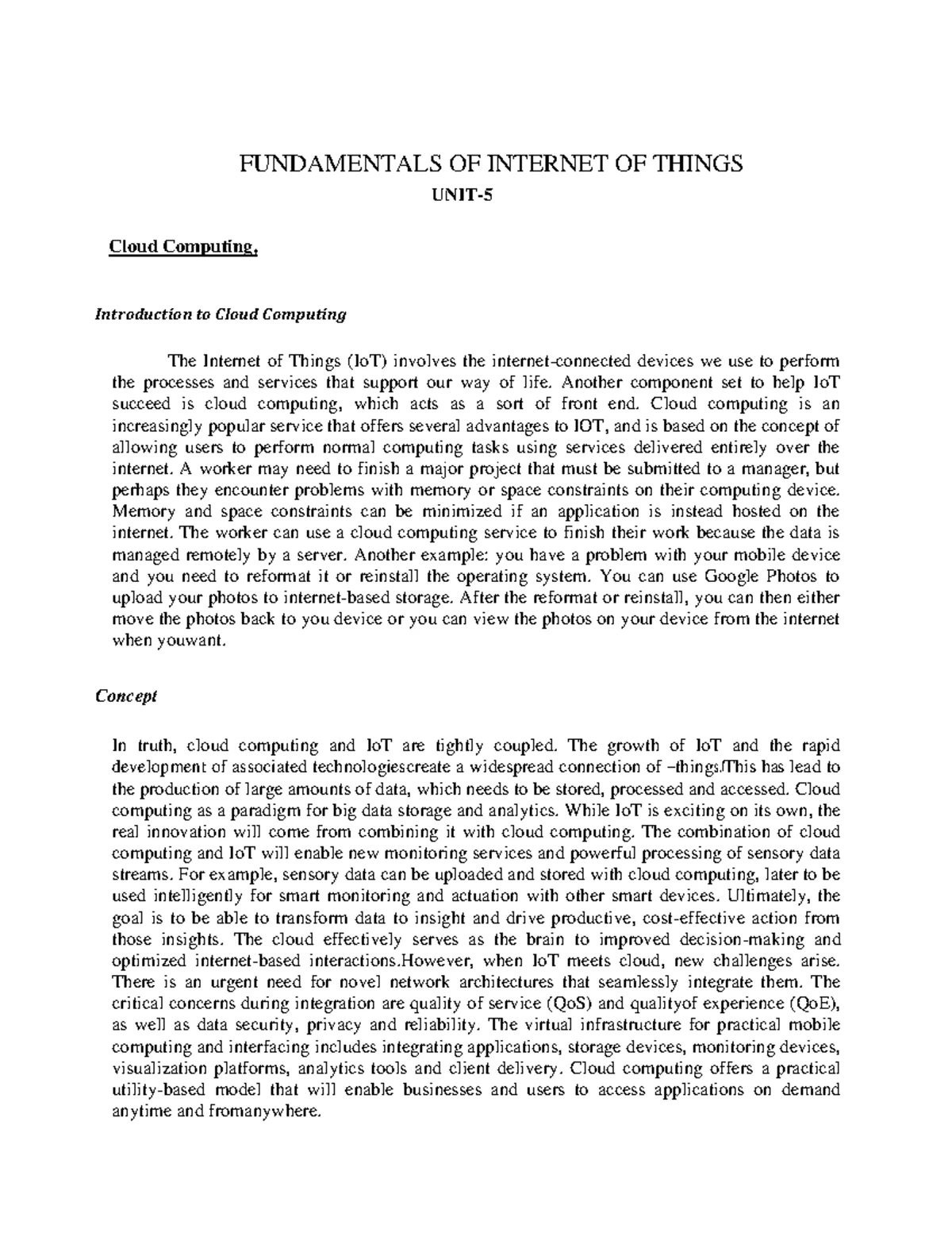 FIOT Unit-4: Implementing IoT with Raspberry Pi and MQTT for Exams ...
