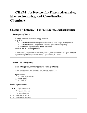 CHEM 4A Spring 2024 Practice Exam 1 - CHEM 4 A Section QR 2 Spring 2024 ...