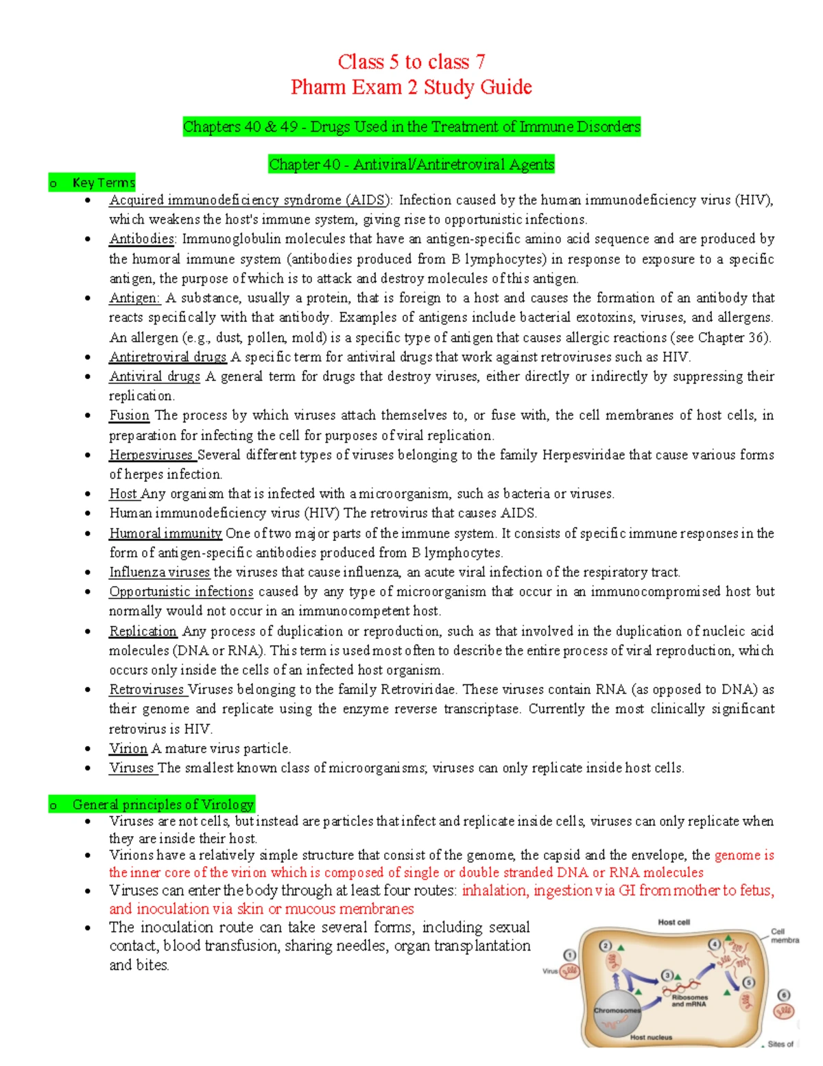 Pharm Exam 1 Study Guide - STUDY GUIDE EXAM 1 PHARM Chapter 1 – The ...