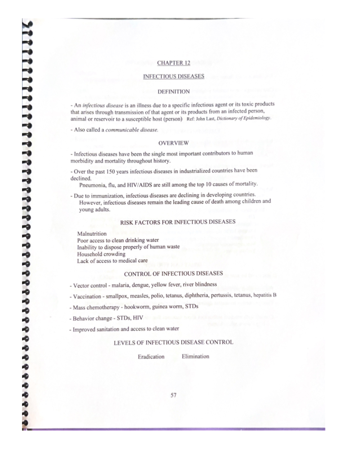 Chapter 12 Notes - HLTH 311 - Studocu
