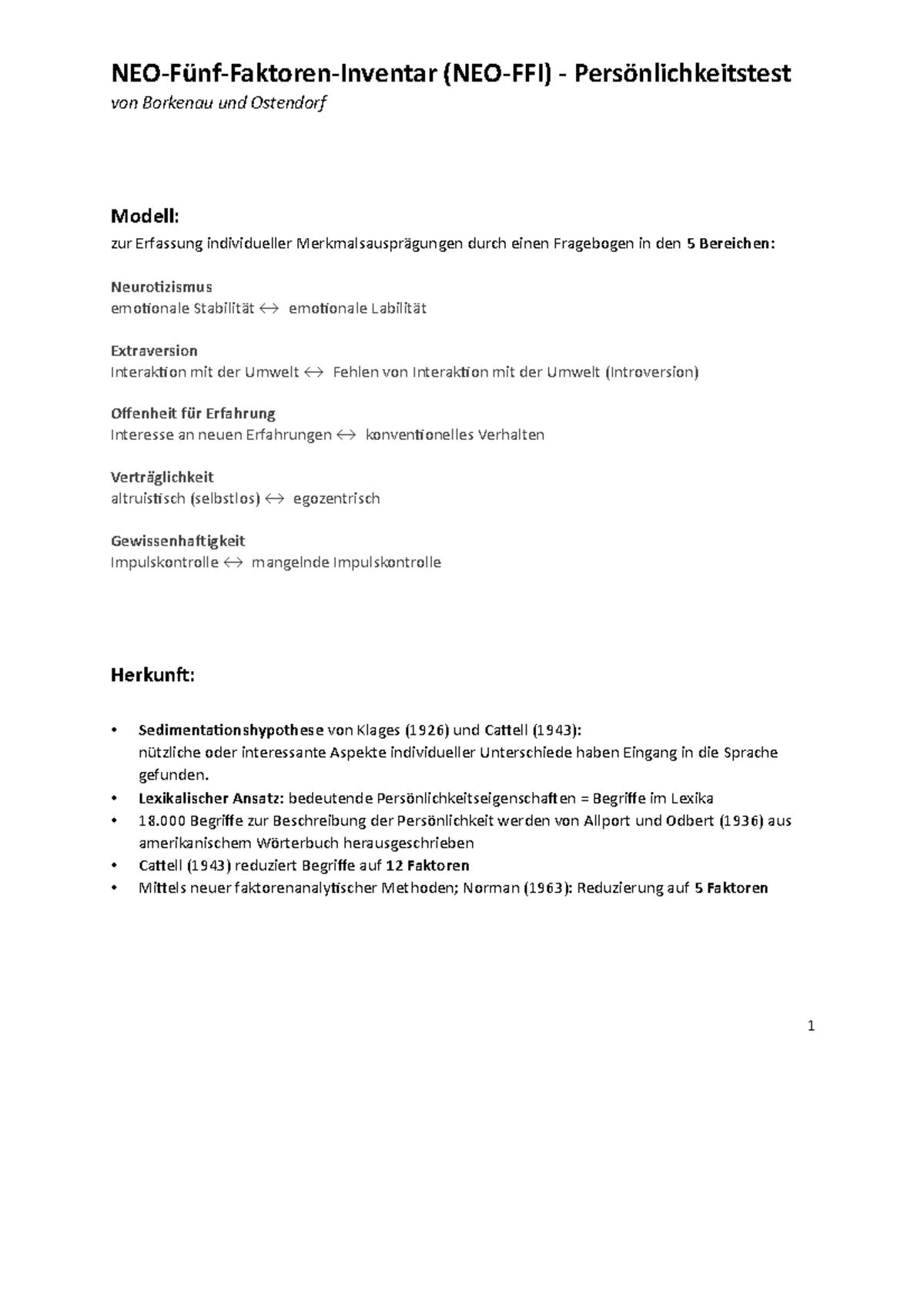 DIKJ - Zusammenfassung des DIKJ aus dem Modul Diagnostik im