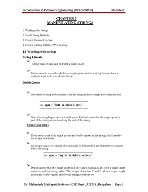Python sample paper-1 - Question paper - EXAM USN First Semester Degree ... image.