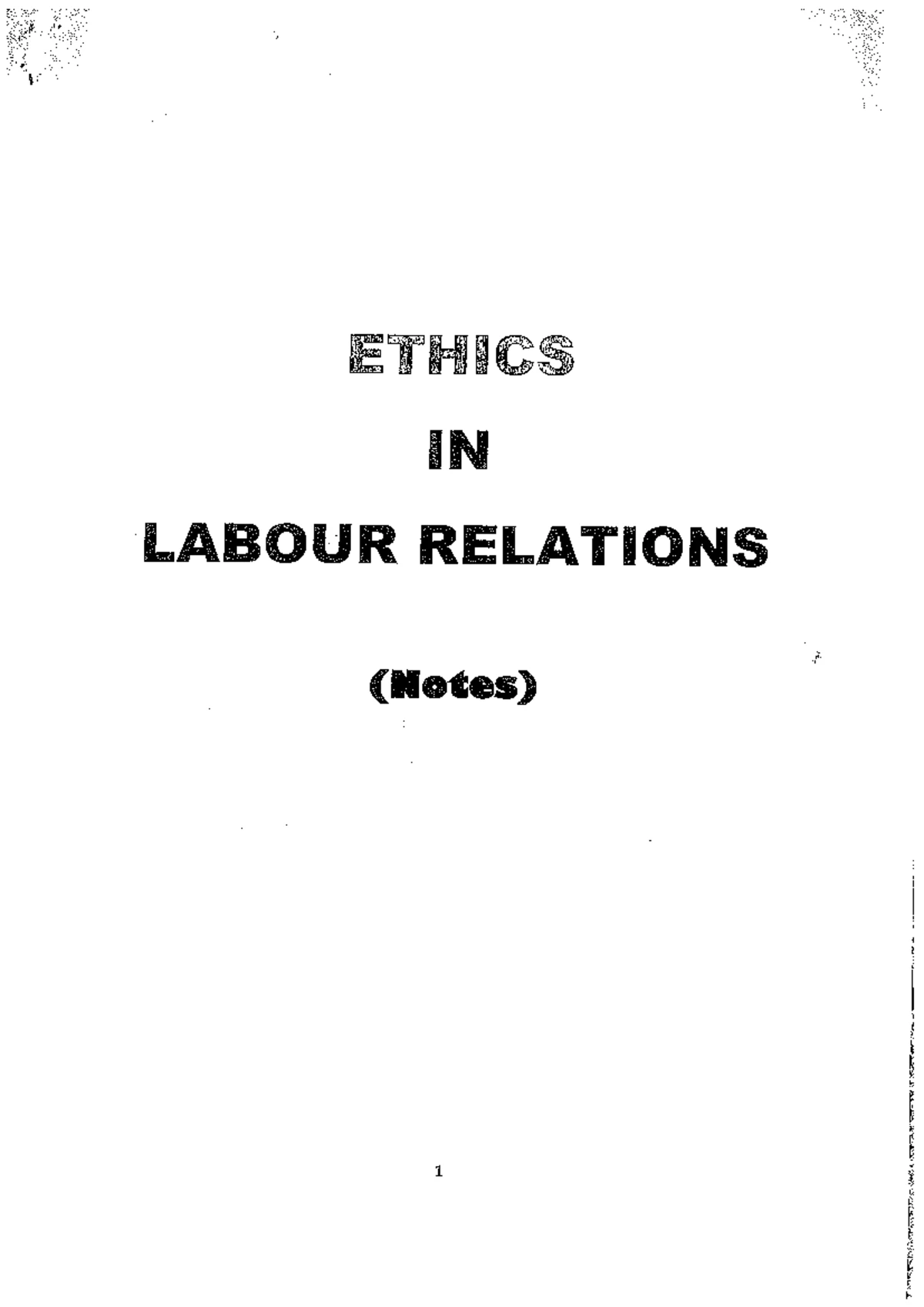 Labour Relations in South Africa: A Comprehensive Study Guide - Studocu
