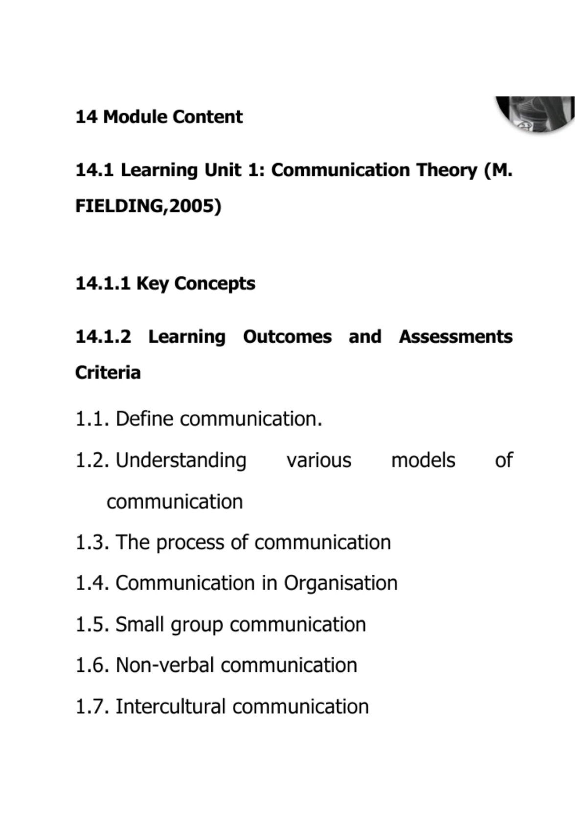 COK 11 M2 Communication Skills Overview and Key Concepts - Studocu