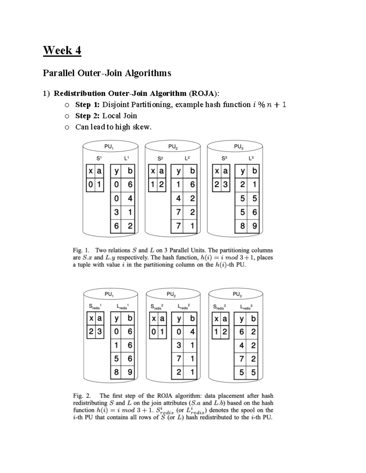 FIT3182 Week 4 Lecture Notes: Parallel Outer Join Algorithms - FIT3182 ...