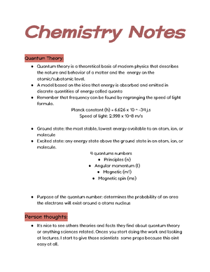 Chemistry Notes Molarity dilution - Molarity: Solution: a mixture of ...