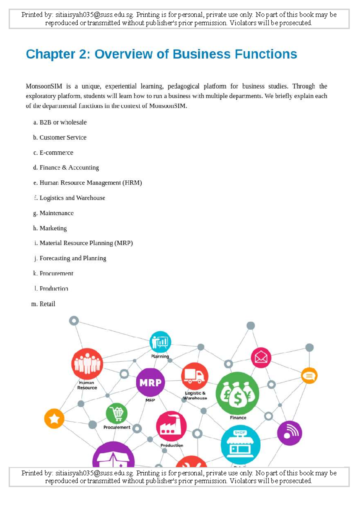 Chapter 2 Overview of Business Functions (iStudyGuide) - Studocu