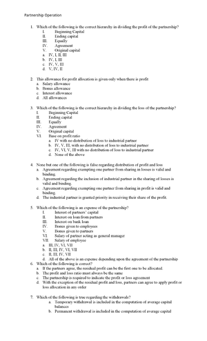 702188356 AFAR 01 Partnership Formation and Operations - ReSA - THE ...