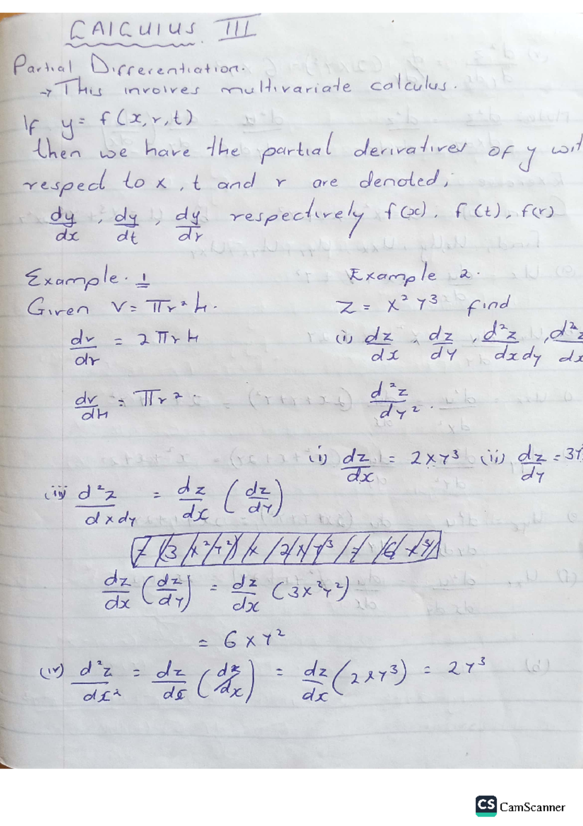 Calculus 3: Comprehensive Study Guide for Advanced Concepts - Studocu
