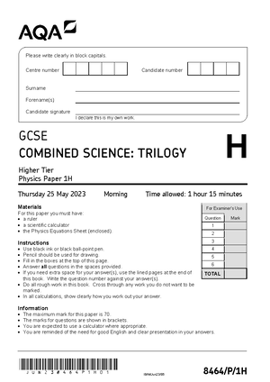08 Practice Tests Set 21 Paper 2h 3h Mark Scheme Practice Tests Set 21 2h 3h Q Working 08 Practice Tests Set 21 Paper 2h 3h Mark Scheme Practice Tests Set 21 2h 3h Q Working