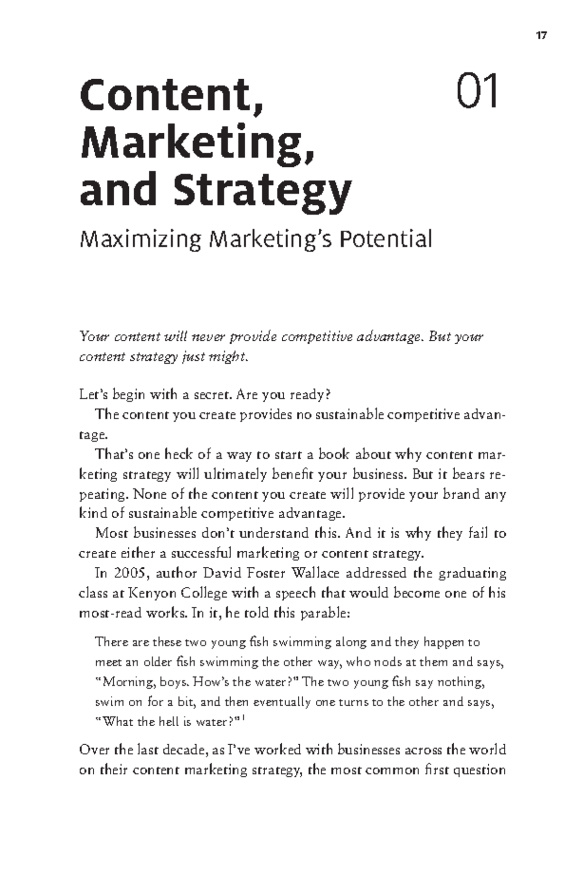 Content Marketing Strategy by Rose Chapter 1 - Content, 01 Marketing ...
