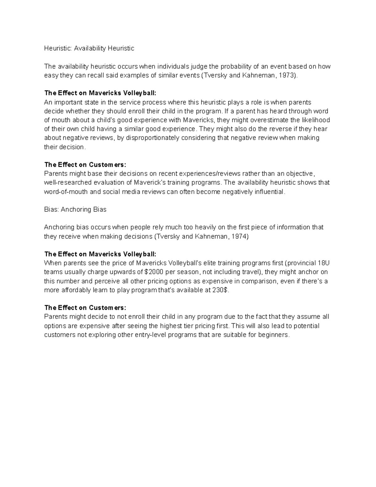 Behavioural Insights & Choice Architecture: Heuristics in Decision ...