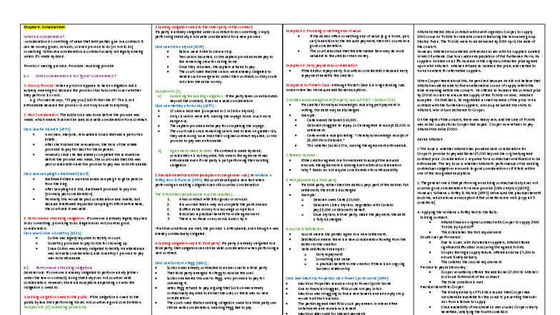 Comlaw Cheat Sheet: Key Concepts and Case Summaries - Studocu