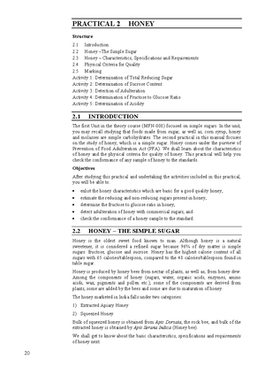 Practical-1 - Principles of Food Science - PRACTICAL 1 EVALUATION OF ...