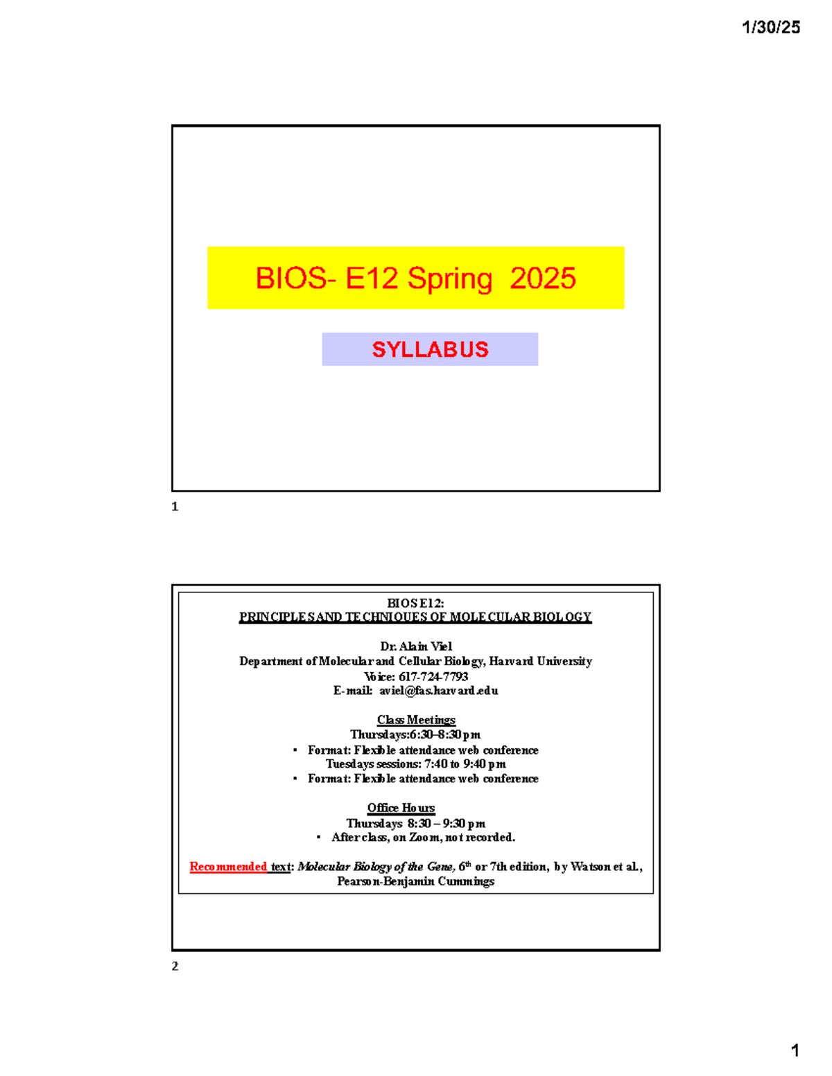 BIOS E12 Spring 2025: DNA’s Role as the Transformation Principle in ...