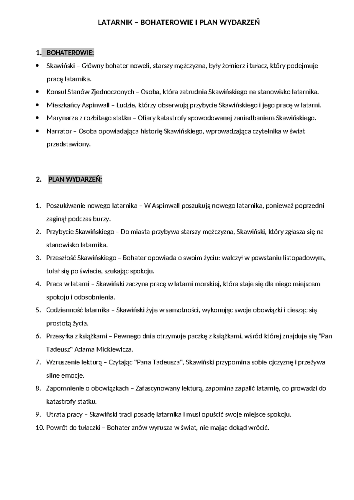 Szczegółowy Plan Wydarzeń Scenariusz Lekcji www.studocu.com