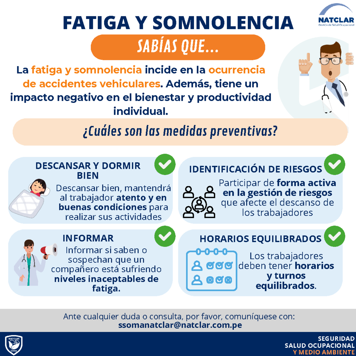 Fatiga Y Somnolencia - SEGURIDAD SALUD OCUPACIONAL Y MEDIO AMBIENTE ...