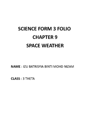 Science Form 2 - Chapter 1: Biodiversity TOPIC EXPLANATION 1 Diversity ...