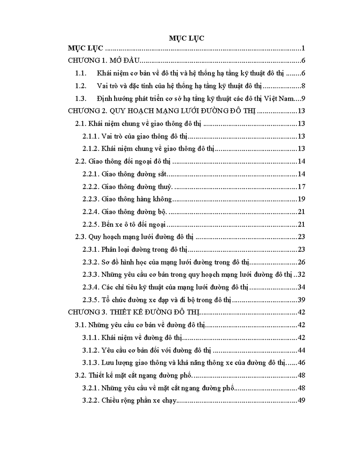 Giáo trình Hệ thống hạ tầng kỹ thuật đô thị - Trường ĐH Kiến trúc HN - Document Preview