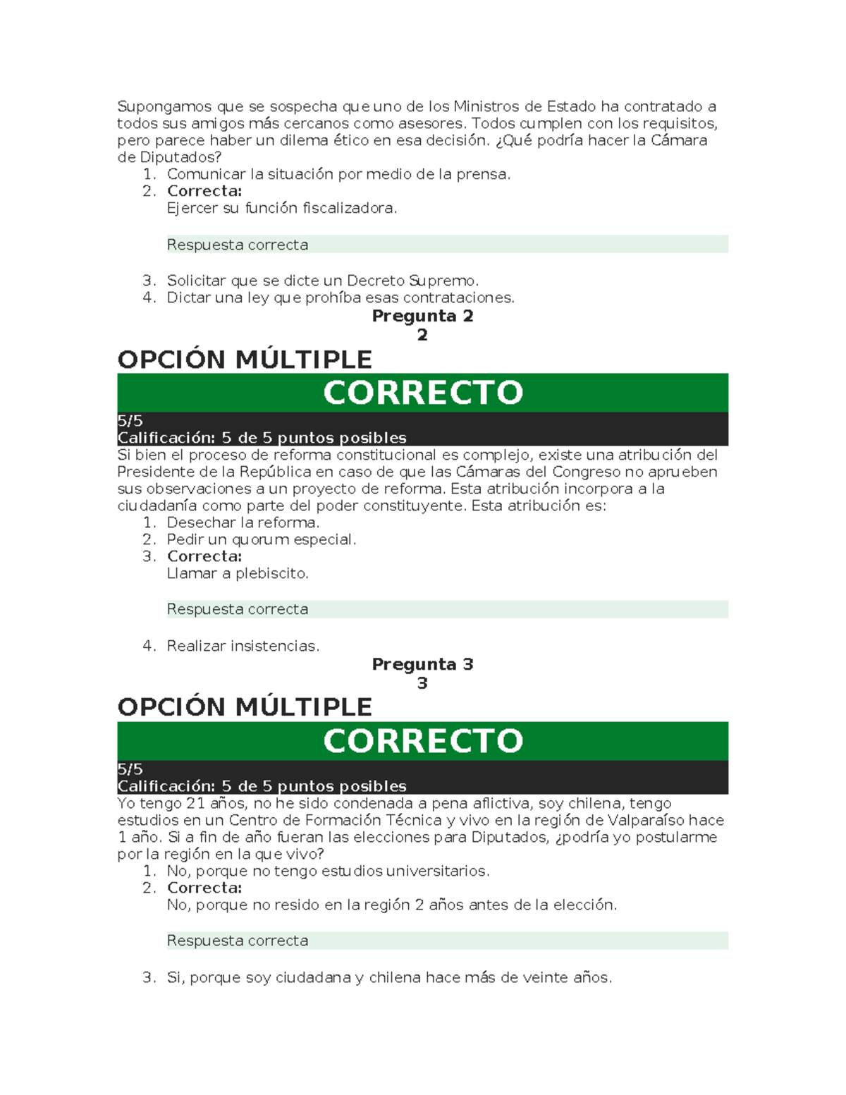 Examen final DERECHO Constitucional 2023 - Studocu