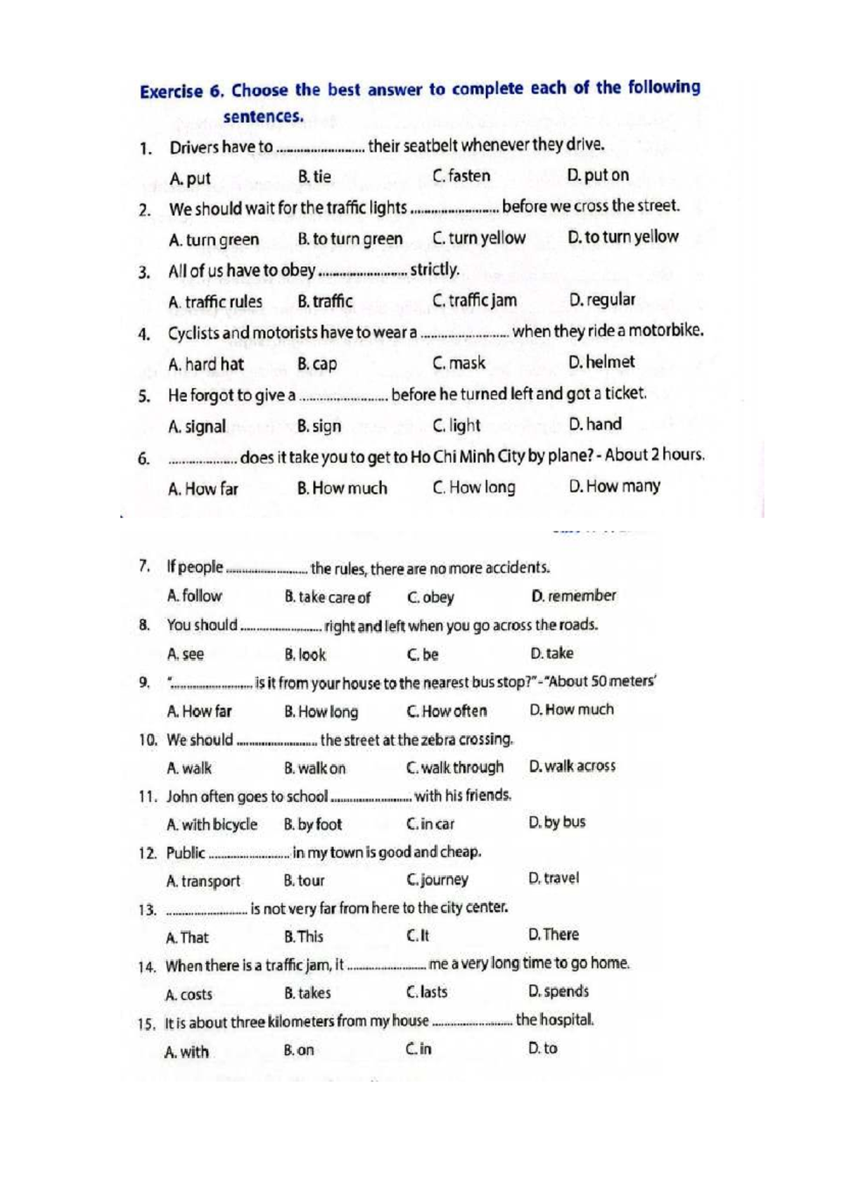 IT-Should-TA7: Sentence Completion Exercises and Answers - Studocu