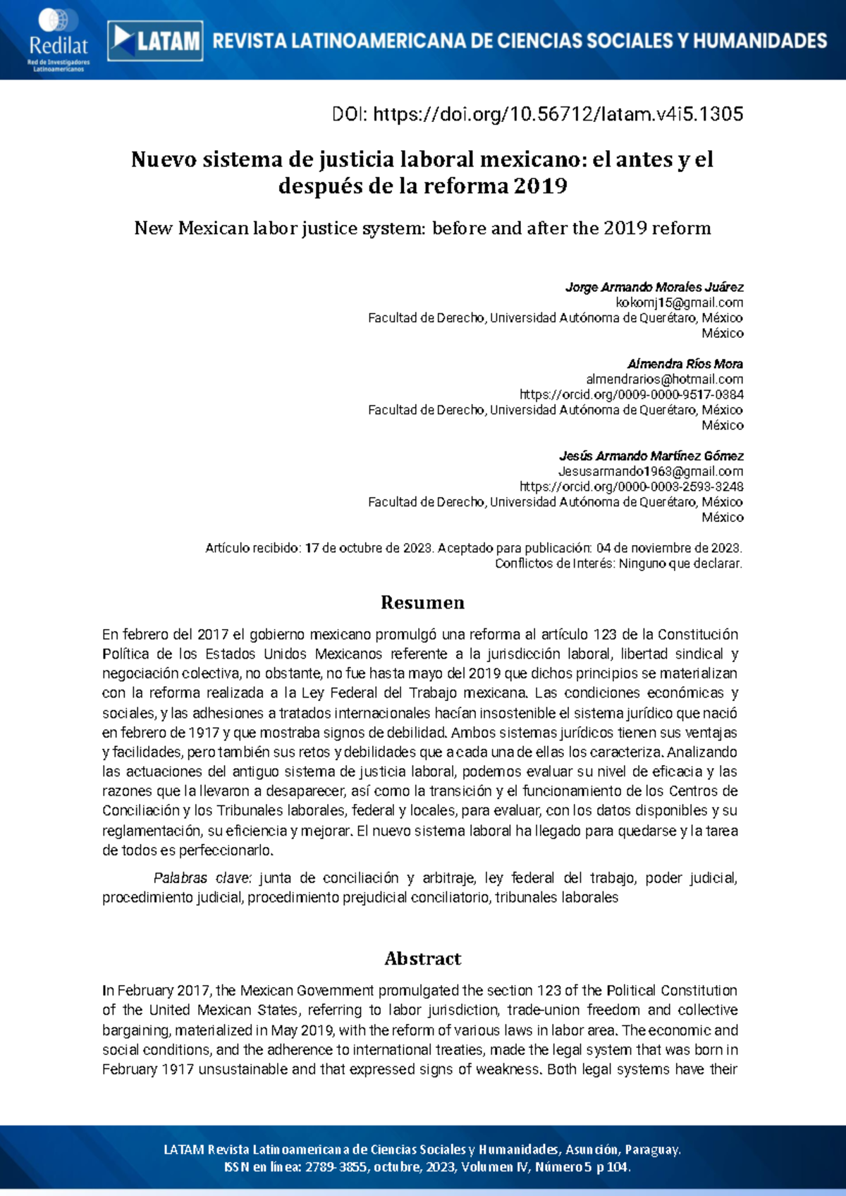Nuevo Sistema de Justicia Laboral Mexicano: Análisis de la Reforma 2019 ...