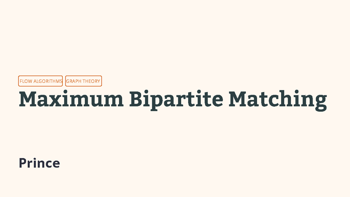 Maximum Bipartite Matching in Graph Theory: Concepts & Applications ...