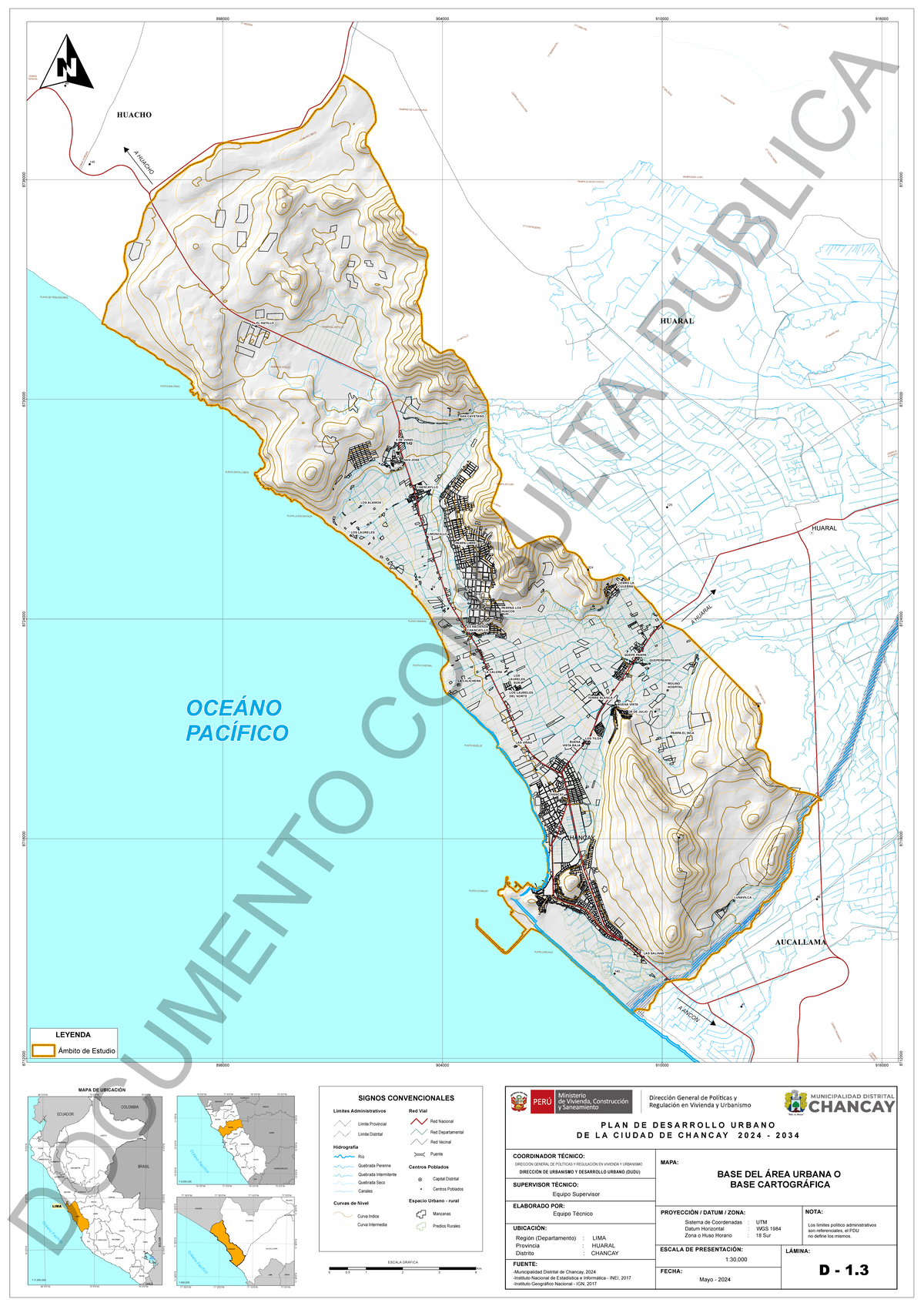 PDU CHANCAY 2024: BASE DEL ÁREA URBANA Y CARTOGRÁFICA - Studocu