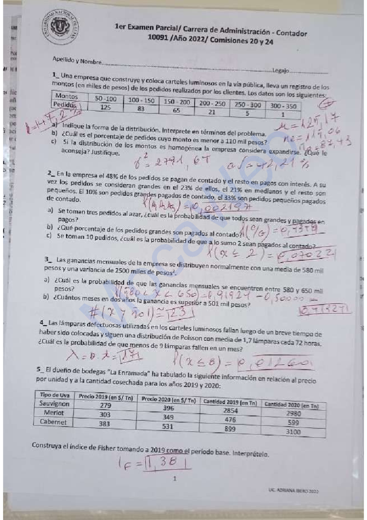 1ER Parcial Corregido 2022 - MocaWeb Analysis and Insights - Document Preview