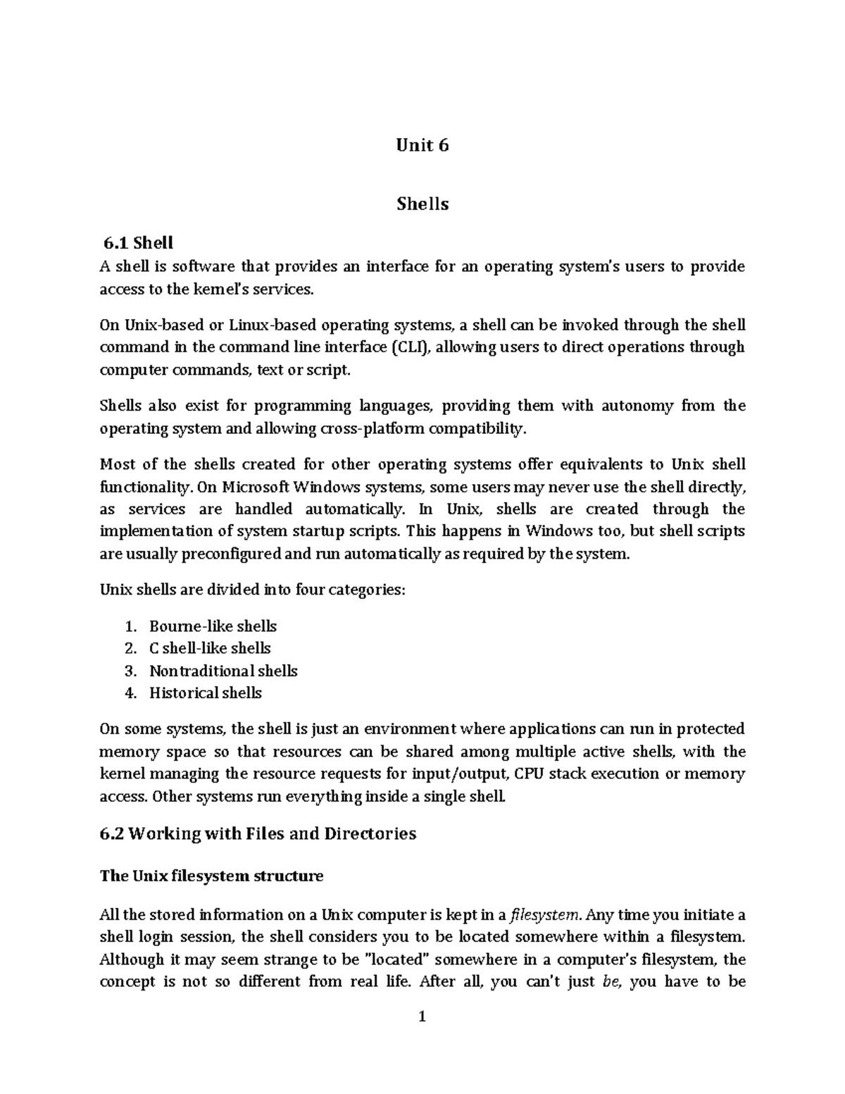 UNIX Programming - Socket Concepts and Interprocess Communication Notes ...