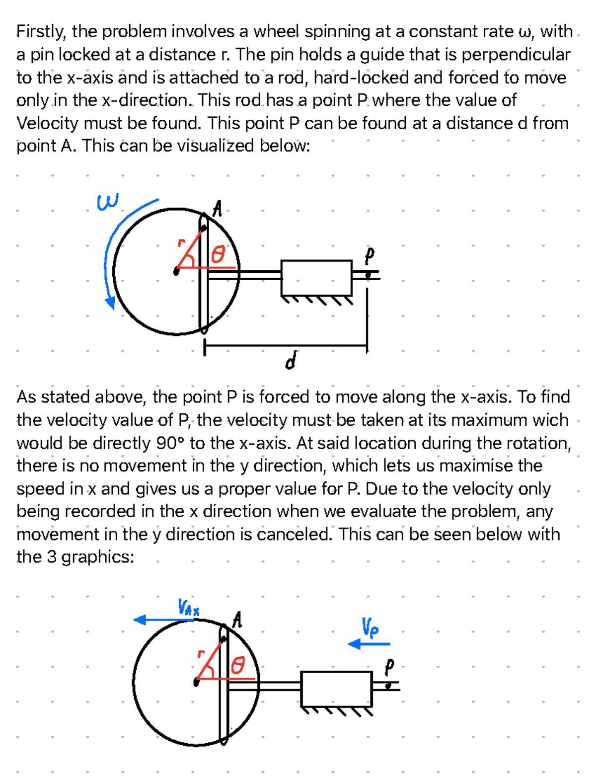 Dynamics Assignment 1 - Homework 1: Velocity of Point P Analysis - Studocu
