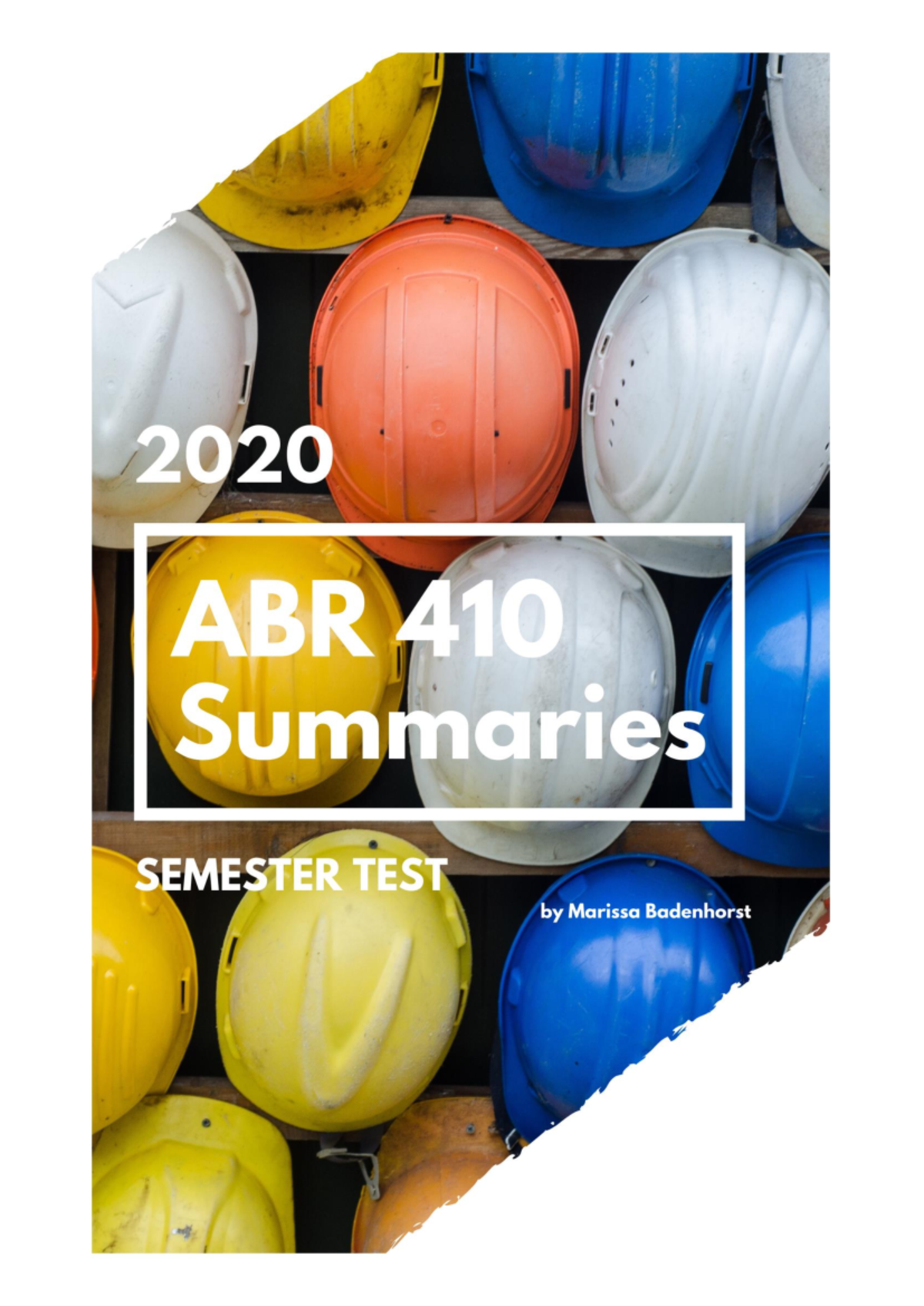 ABR 410 Summaries for Labour Law Semester Test Themes 1-6 - Studocu
