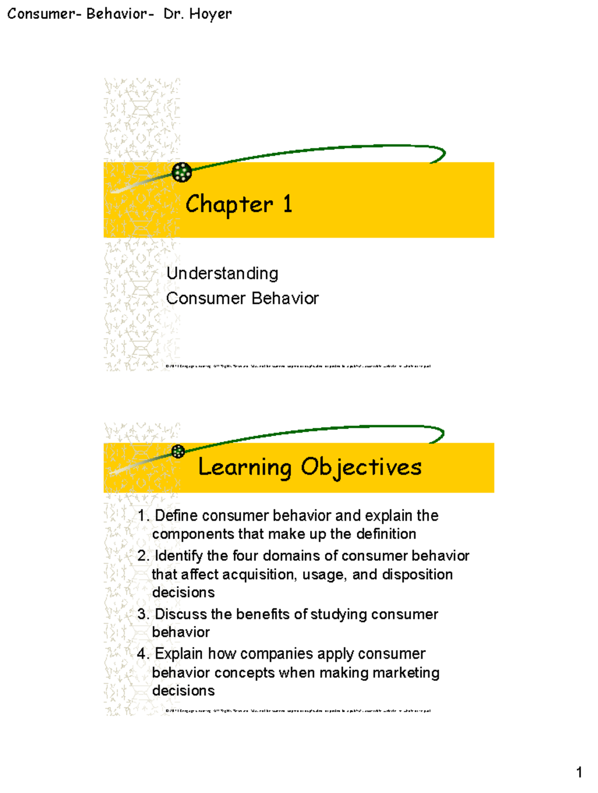 CH 1 - Consumer behaviour - Chapter 1 Understanding Consumer Behavior ...