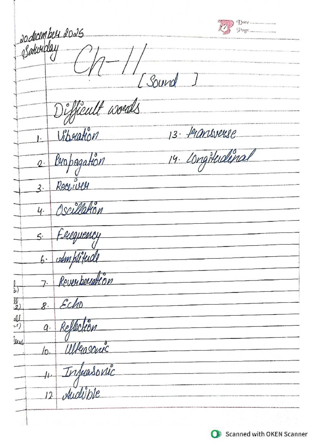 Ch- Sound - Key Concepts and Terminology Notes - Studocu