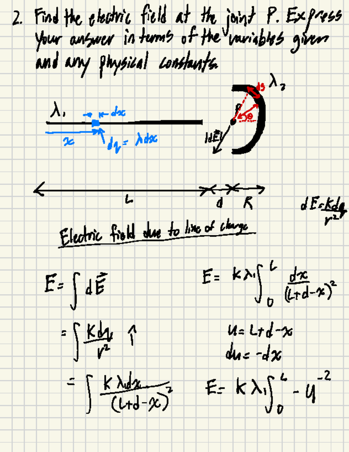 Assignments 1B Q2 - Electric Field Calculations and Concepts - Studocu