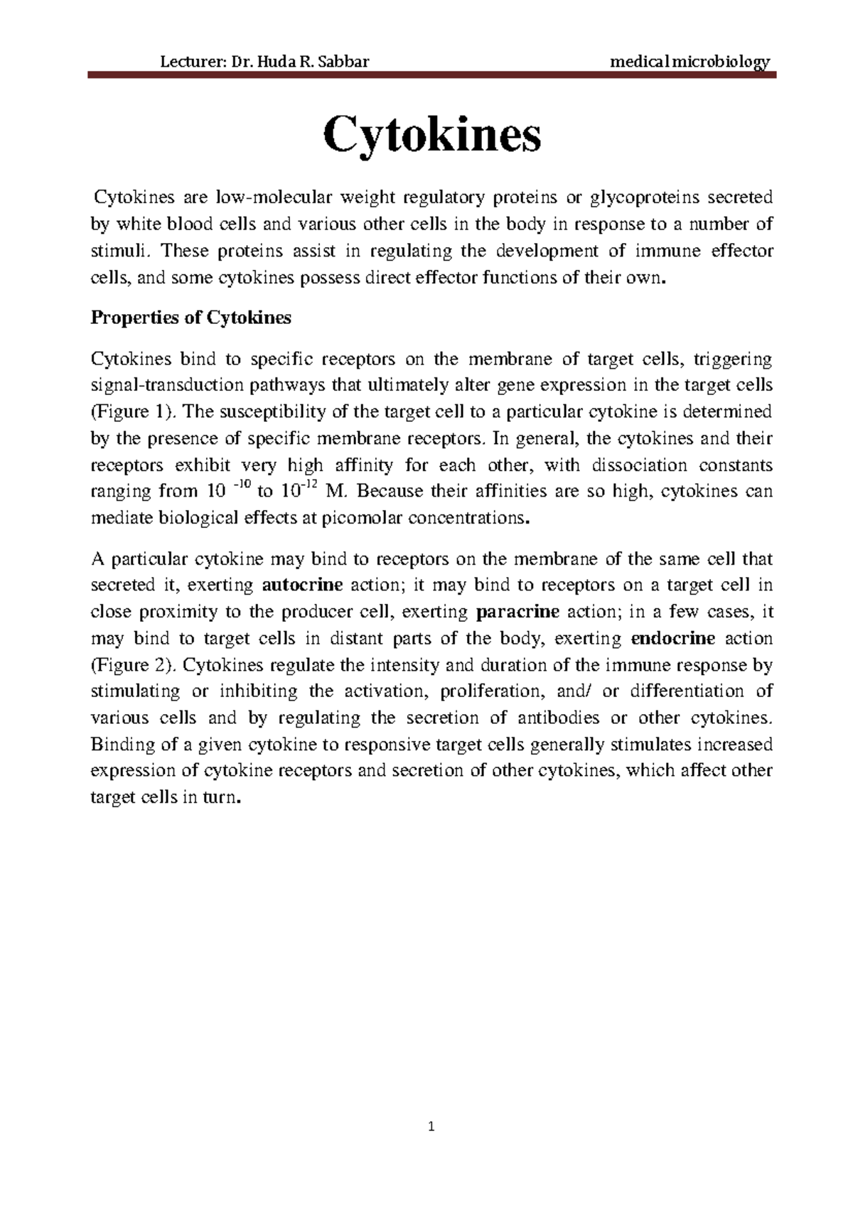 Cytokines: Key Regulators of Immune Response and Cell Communication ...